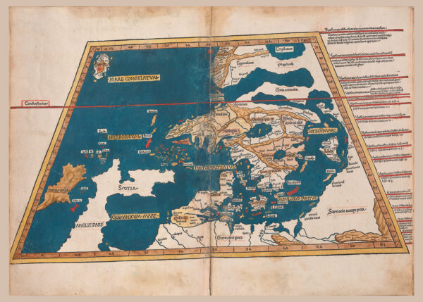 First map of Scandinavia