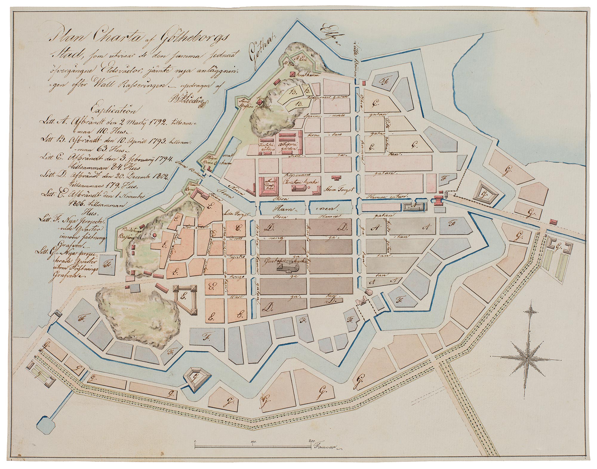 Göteborg 1807 – Historical poster